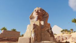 Obligatorisches Bild mit der Großen Sphinx in Gizeh Assassins Creed Origins - Sphinx