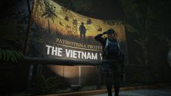 Beginn der Vietnamkrieg-Sektion im American History Museum