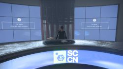 Die Fehlermeldungen: Der Alptraum eines jeden Uni-Dozenten Große Bildschirme im Hintergrund mit Fehlermeldung