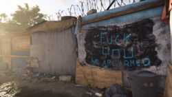 Befestigung von Zivilisten ... Hat hier nichts genützt, war verlassen Befestigung von Zivilisten